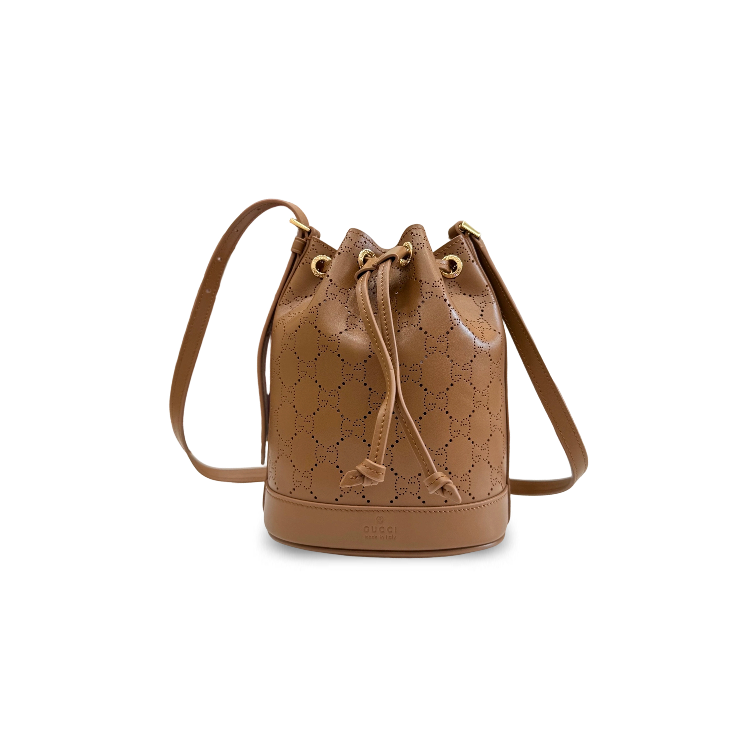 GUCCI MINI BUCKET BAG WITH WEB 876060 (19.5*15.5*10.5cm)